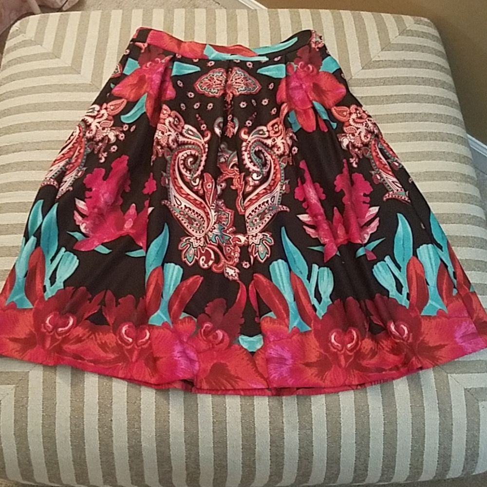 Multicolored Skirt with Pockets!! Final Price